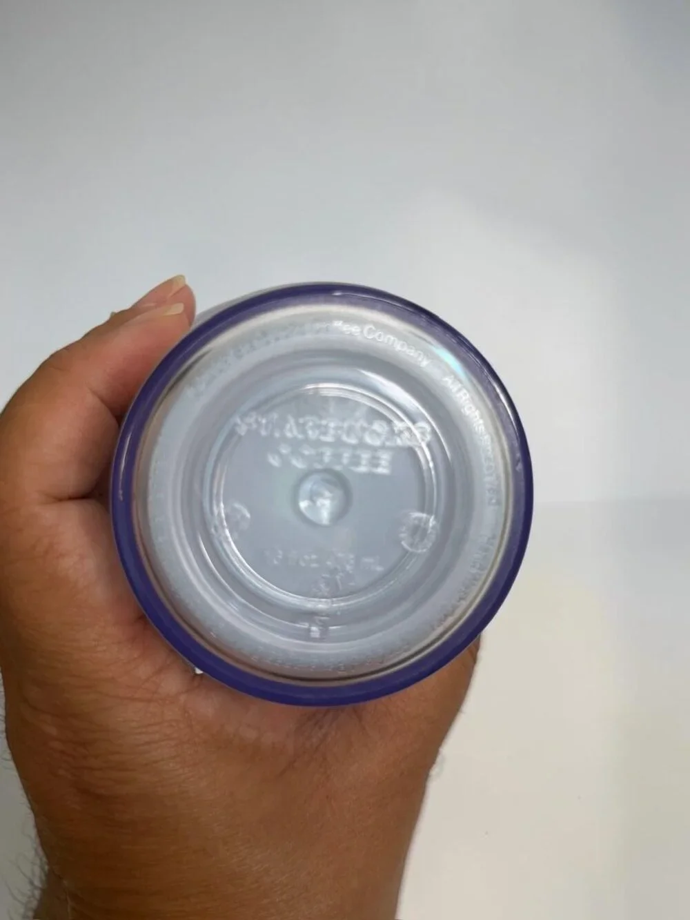 Starbucks Japan Limited Edition Blue Polka Dot Cold Cup - Whipped Cream Lid